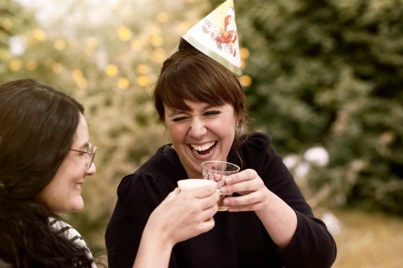 2 women celebrating in sweden